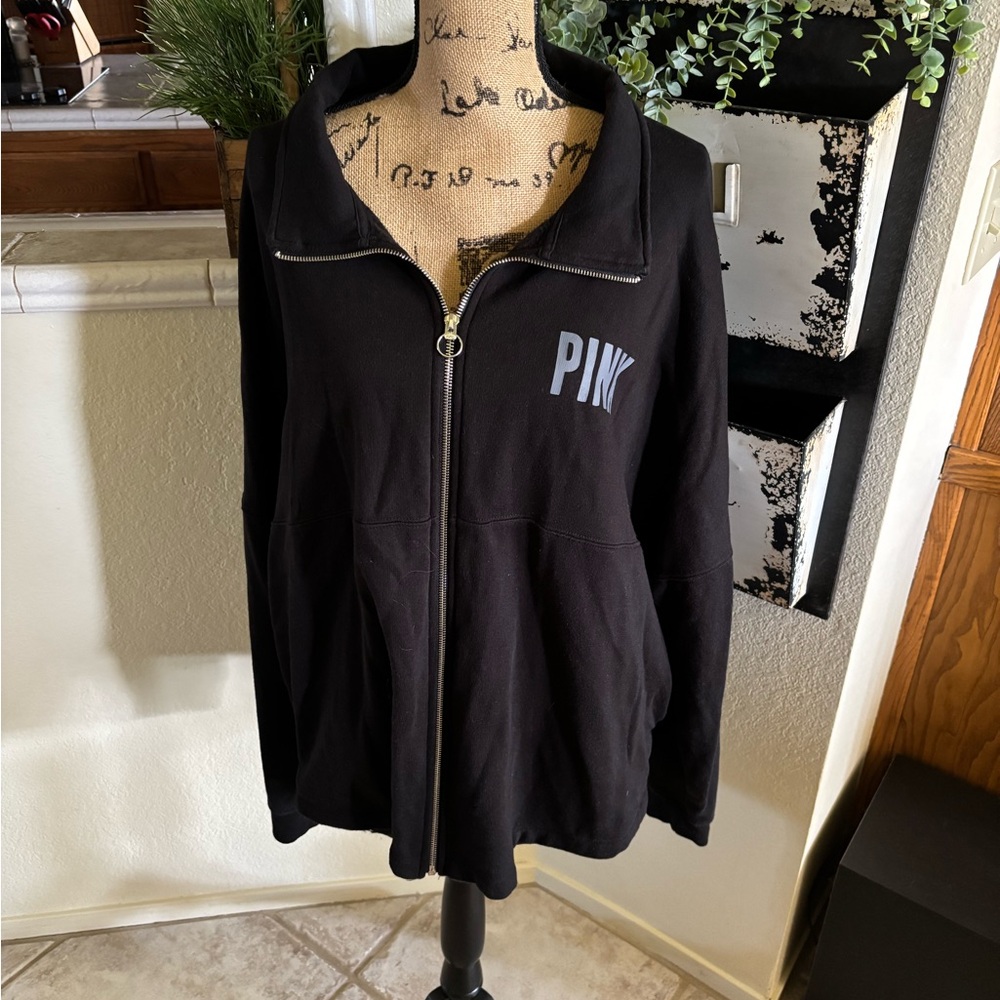 PINK Victoria's Secret Black Sweatshirt